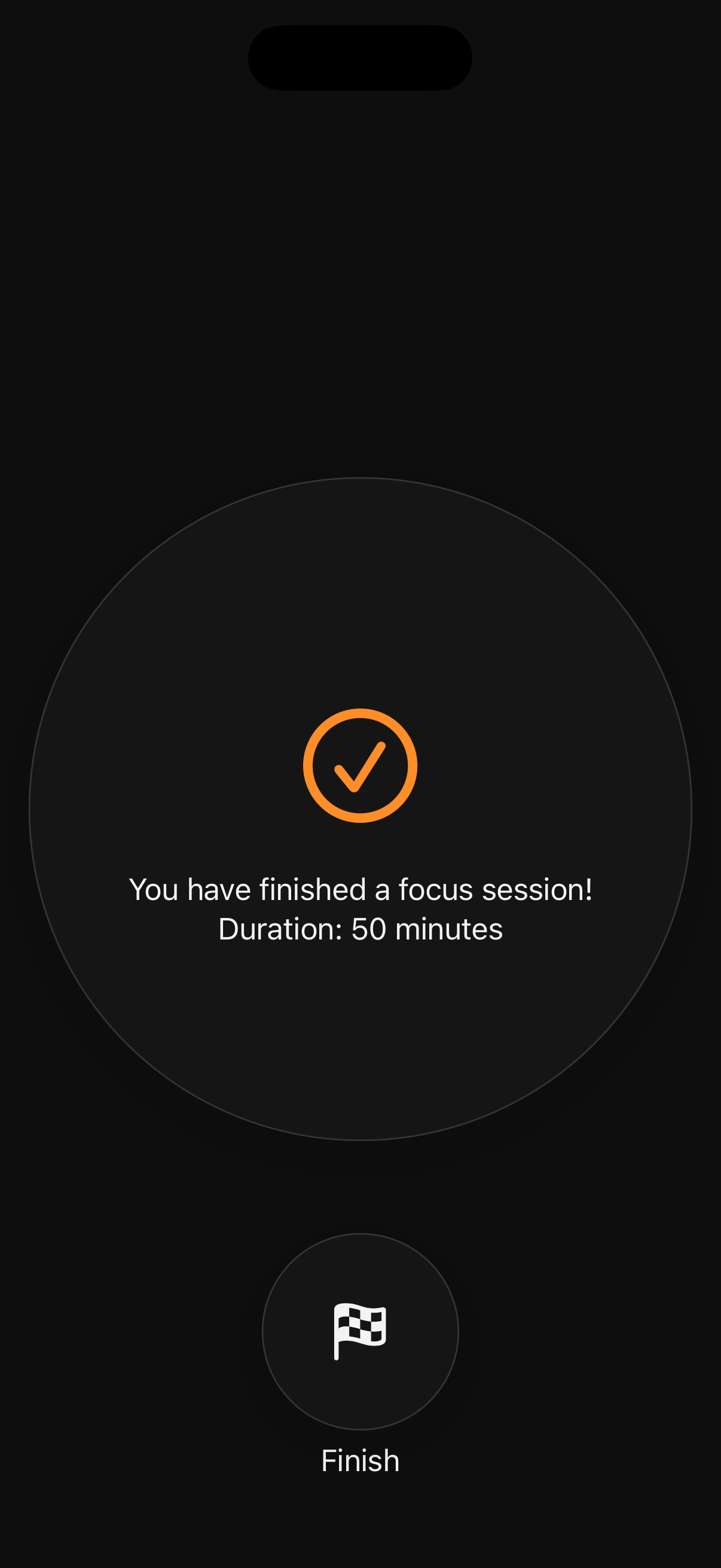 Focus Dots finished session dots