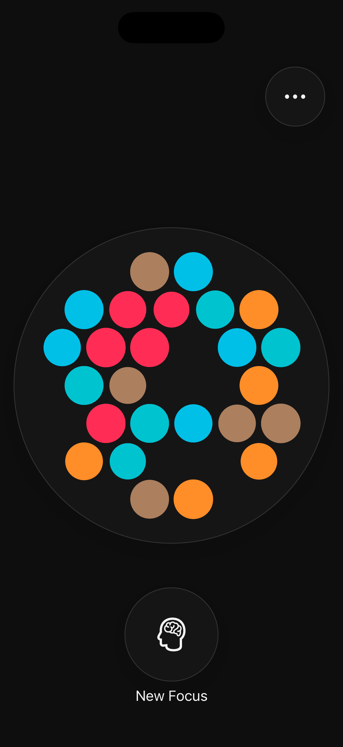Focus Dots main screen